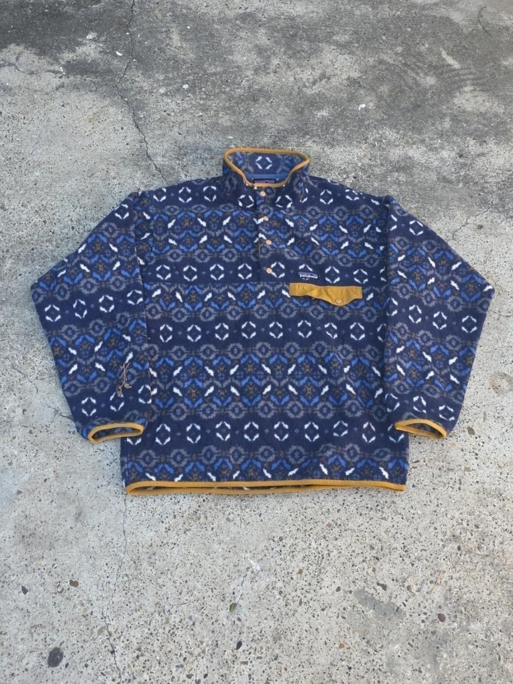 Patagonia Synchilla Aztec Snap-T Fleece Pullover Size Medium
